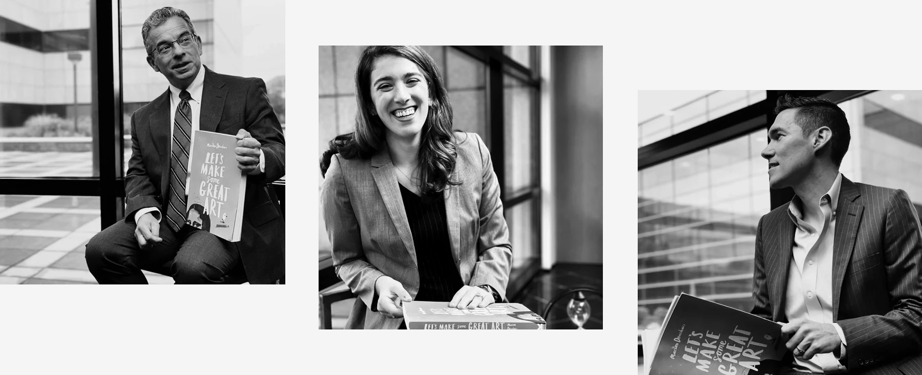 Black-and-white portrait photography