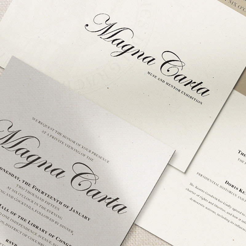 Print Design Event Invitation